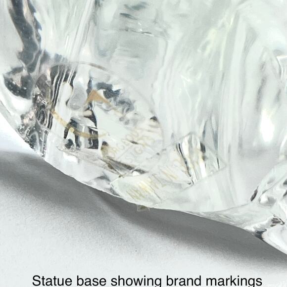 VTG Clear Glass Praying Angel Figurine Handblown Spiritual Elegant 7.25" tall - Picture 6 of 8